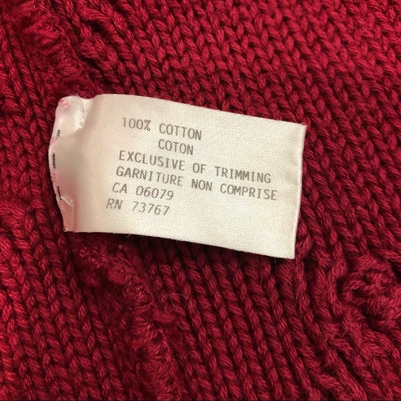 Mangnolia burgundy cardigan ladies size M ! - Picture 5 of 9